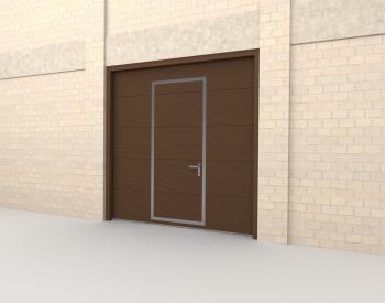 Секционные ворота Микроволна Prestige 