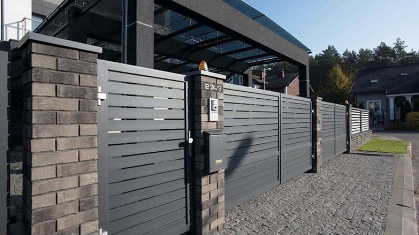 въездные ворота в Изобильном