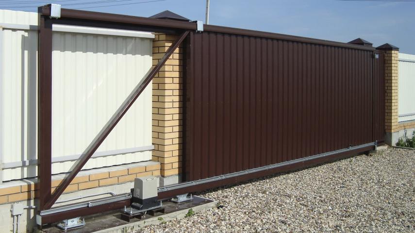 ворота из профлиста в Изобильном